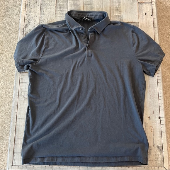 Mens express short sleeve polo extra large XL grey - Picture 1 of 4